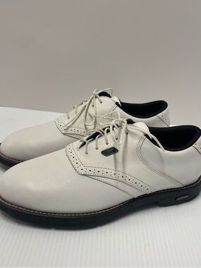 Reebok White Leather Oxford Traction Golf Shoes Men’s Size 8